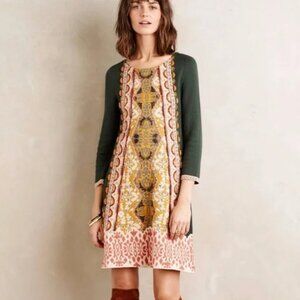 Anthropologie | Knitted & Knotted Lanka Beaded Sweater Dress